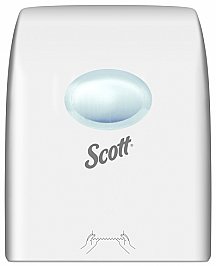 Kimberly Clark Scott 7377 Hard Roll Towel Dispenser White High-Gloss