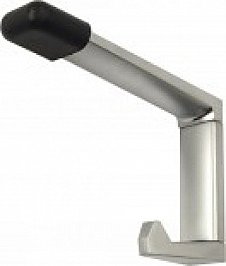 Metlam Partition ML202 Concealed Dual Coat Hook with Bumper Satin Chrome