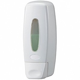 Bradley 6152 Plastic Soap Dispenser 360mL White Plastic
