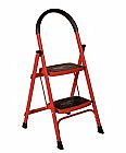 Brady 856172 2 Step Ladder 120kg  Red/Black 860 x 530 x 920mm