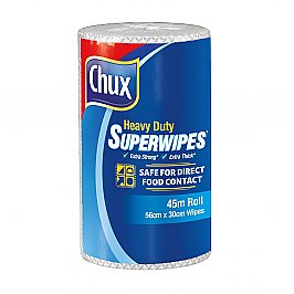 Chux Superwipes 9305W-1 Cloth Roll Heavy Duty Single Roll White
