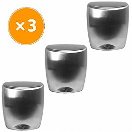 Best Buy Combo BBH-003-3 Set of 3 Hand Dryers Brushed Stainless Steel