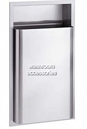 Bradley 346-11 Waste Receptacle 78L Surface Mounted Stainless Steel