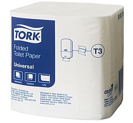 Tork T3 000718 Folded Toilet Paper- LAST STOCK