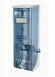 ABC D-303/10  Toilet Roll Dispenser Triple Coreless Transparent Blue