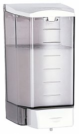 Mediclinics Washroom DJ0010F Soap Dispenser 1100mL Bulk Refill ABS Plastic White