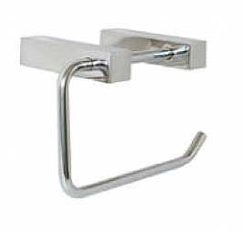 Metlam Paterson ML6048 Single Toilet Roll Holder Square Mounting Polished Stainless Steel