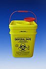 IDC Medical Sharps Container RE15LS Waste Disposal Container Square 17.5L Single