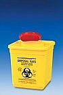 IDC Medical Sharps Container RE4LS Waste Disposal Conatiner Square 4.75L Single