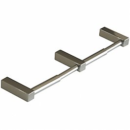 Bradley Triumph TR023 Double Toilet Roll Holder No Hoods Bright Polished Stainless Steel