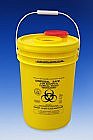 IDC Medical Sharps Container VC24LR Waste Disposal Container Round 24L Single