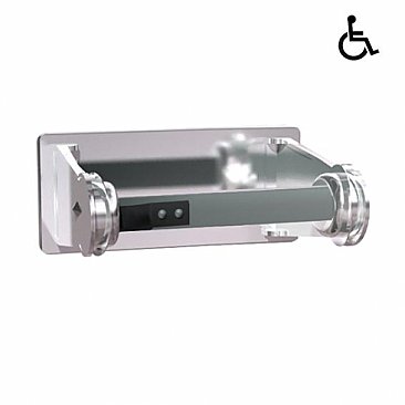 JD MacDonald 0710 Single Toilet Roll Holder Controlled Delivery Polished Chrome Plated