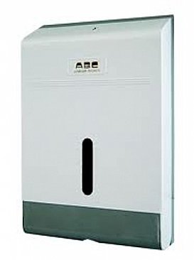 ABC DIS-2222 Towel Dispenser Interleaved White Plastic