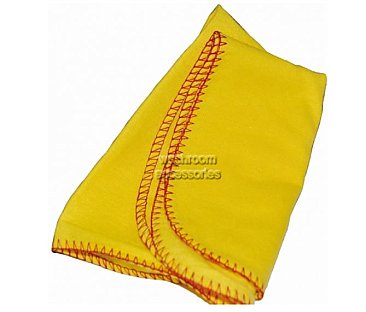 Edco 10705-10 Cleaning Polishing Cloth Unwrapped Single Yellow