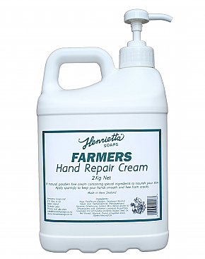 Henrietta 180 Farmers Hand Repair Cream 2KG Pump Pack Single
