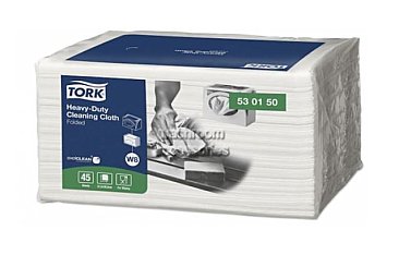 Tork W8 530150 Cloth Small Pack Heavy Duty (Carton x 8 packs)