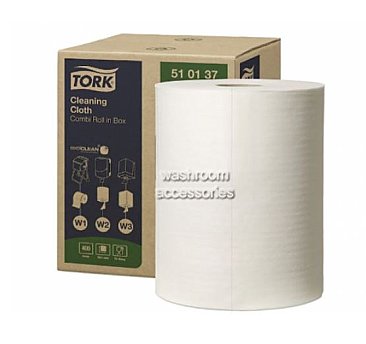 Tork 510137 Cleaning Cloth Roll ( White )