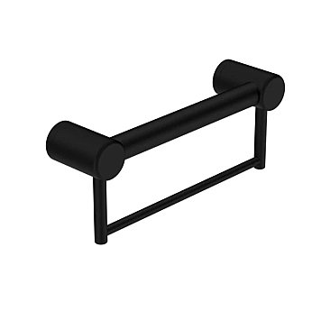 Avail Design Calibre Mecca R01T30-MB 300mm Grab Rail with Towel Holder
