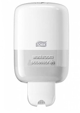 Tork S2 Elevation 561000 Liquid Soap Dispenser Mini White Plastic