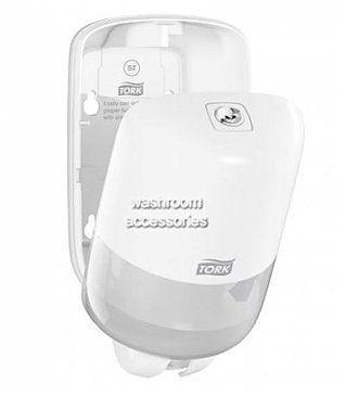 Tork S2 Elevation 561000 Liquid Soap Dispenser Mini White Plastic
