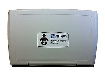 Metlam ML_8100H Baby Change Table Horizontal Surface Mounted Off White