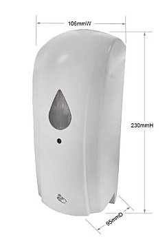 Bradley CleanHands 6867F Sensor Hands Free Foam Soap Dispenser 500ml White