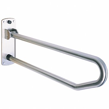 Bradley Accessible 832-101-51 Drop Down Rail, No Locking Pin With Toilet Roll Holder