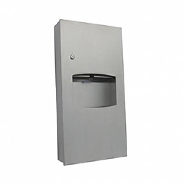 Metlam Antimicrobial ANMB Paper Towel Dispenser and Waste Receptacle 6.5L Surface Mounted