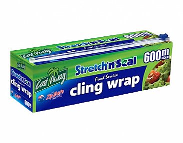 Castaway Stretch n Seal Cling Wrap Large 600m x 33cm Single