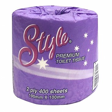 ABC Style Premium P-400X Toilet Paper 2Ply Wrapped Carton of 48