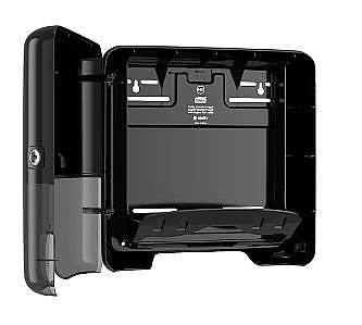 Tork H2 Xpress 552108 Multifold Mini Towel Dispenser Black ABS Plastic