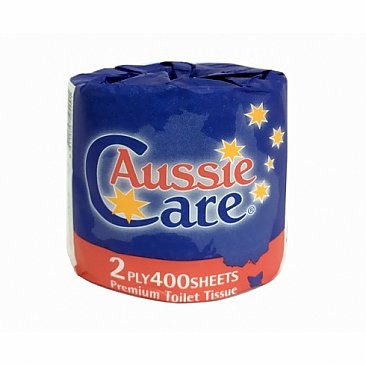ABC Aussie Care AU-400 Toilet Rolls 400 Sheet Wrapped Carton of 48