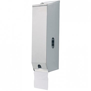 Best Buy BBR-025 3 Roll Toilet Roll Dispenser, White Powdercoated