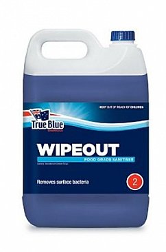 True Blue WOUT1X5 Wipeout Food Grade Sanitiser 5L