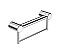 Avail Design Calibre Mecca R01T30-CH 300mm Grab Rail with Towel Holder
