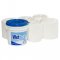 Kimtech Wettask Hydroknit 6001 Wipers with Bucket, White/Blue, Carton (6 Rolls)