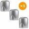 Best Buy Combo BBH-005-3 Hand Dryer Set of 3 Silber Plastic