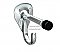 JD Macdonald 10-0714 Coat Hook with Bumper Chrome Plated Brass
