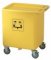 Bradley On-Site S19-399 Portable Eyewash Waste Cart 212L High-Visability Yellow